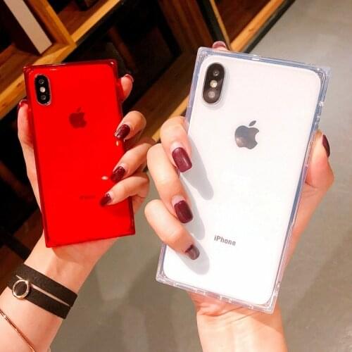 Case for Apple iphone X 10 XR 7 8 6 6S Plus XSMAX XS MAX Fashion Soft TPU Silicone Transparent Clear Case + Gasbag Dropproof