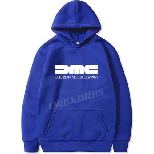 DMC DeLorean men Hoodies Back To The Future Film Gildan men auto car Women Sweatshirt Hoody Tops