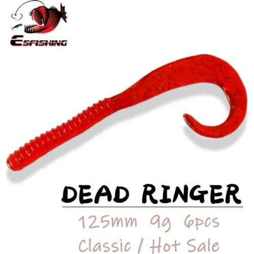 Fishing Lures Soft Crankbait Leurre Souple Carp 6pcs 12.5cm/9g ESFISHING Soft Lure Dead Ringer 5" Fishing Equipment