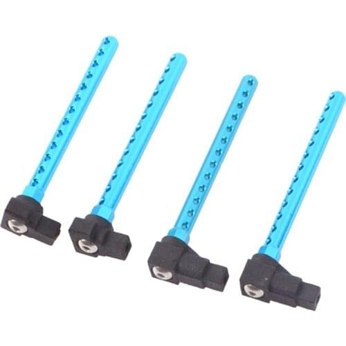 4Pcs Aluminum Alloy Body Posts Mount Extension Set for Tamiya TT01 TT-01 1/10 RC Car Upgrade Parts Accessories