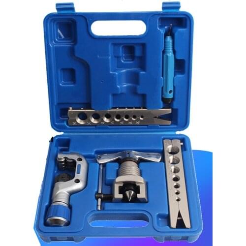 Air Conditioner Repair Tube Expander Kit Copper Pipe Reamer Faring Tool 6-19mm 1/4-3/4 Inch
