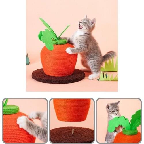 Creative Eco-friendly Kitten Claw Scratcher Trees Pet Toy Cat Sisal Toy Decorative for Climbing