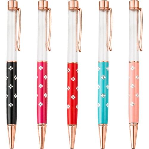 Creative New Fashion DIY Metal Ballpoint Pens Beautiful Business Office Gift School Stationery Supplies Decoration Writing Pen