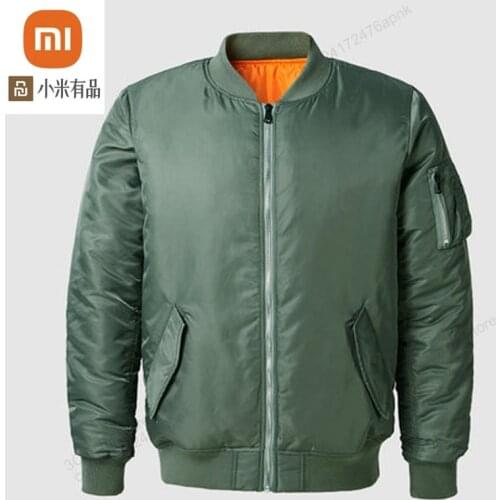 Xiaomi Vancl autumn new tooling flight jacket bomber jacket retro flight suit neutral autumn and winter models