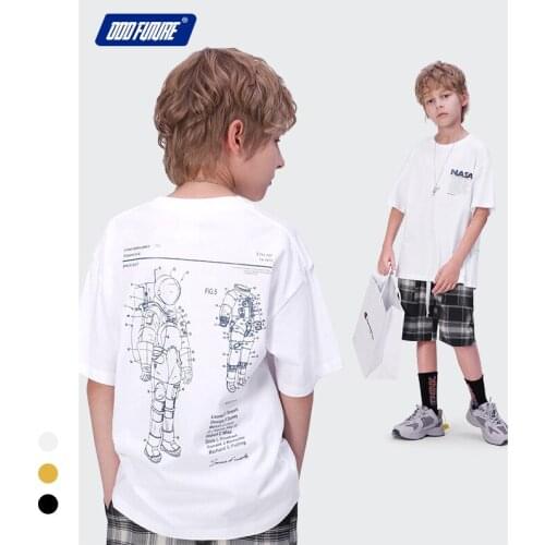 Summer Childrens Clothing 2021 New Arrival Teen Boys Fashion Korean Style T Shirts Casual Loose Cotton Print Tee Shirts for Boy