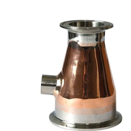3" x 2" Inch Tri clamp Copper Reducer , Red Copper, Distillation, Moonshine still