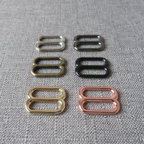 50Pcs 20mm Metal Buckle Hardware Adjustable Slider For Bag Dog Collar Straps Belt Clasp Knapsack Garment Sewing DIY Accessories