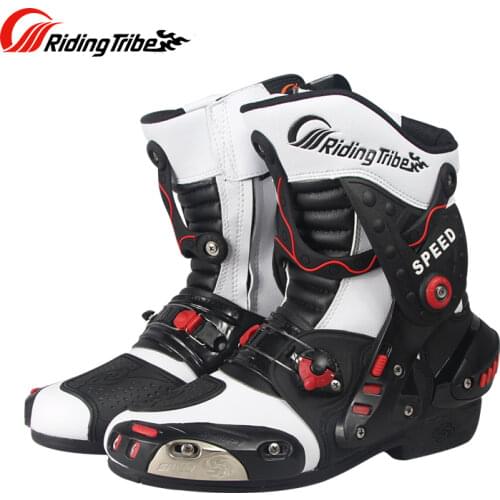 Riding Tribe fashion motorcycle boots man speed road racing shoes motor bike motocross boots moto shoes