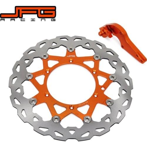Motorcycle Front Floating Brake Disc With Bracket For KTM SX XC XCW SXF XCF XCFW EXC 125 144 150 200 250 300 350 400 450 505 530