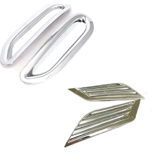 Sticker Decoration Trim Accessories For Nissan Qashqai 2016-2018 Styling ABS Chrome Car Front Rear back Fog Lamp Light Cover