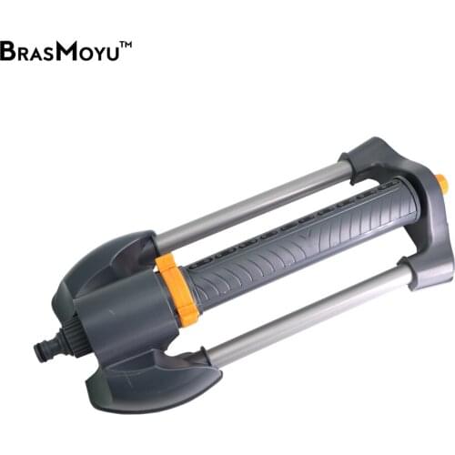 Garden Water Sprinkler Turbo Oscillating Sprinkler Lawn Irrigation Adjustable Spray Garden Watering Flow Control 20 Holes Water