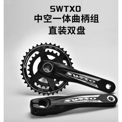 Direct-mounted double-disc mountain bike 26/36 gear shift GXP disc crank set riding equipment