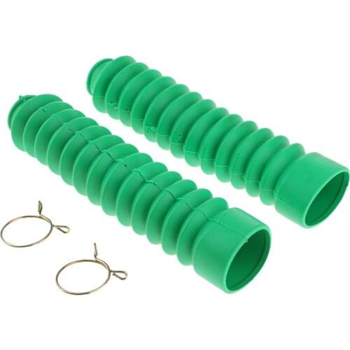 Motorcycle Rubber Front Fork Gaiters Dust Cover Boots 205x42x30mm Front Fork Dust Cover