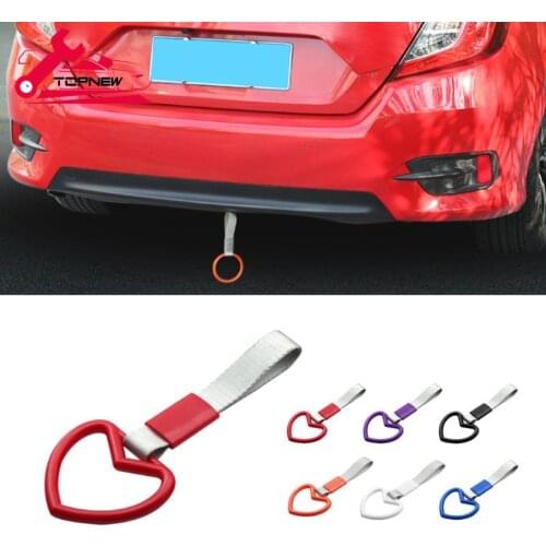 Subway Train Bus Handle Heart Shaped Handle Hand Strap Rear Front Bumper Warning Rings Drift Charm Drift