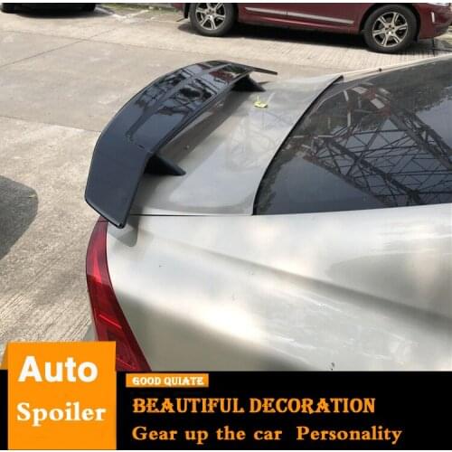 For Volvo S60 S60L Spoiler Sport ABS Material Car Rear Wing Black/white color Trunk Rear Spoiler 2008 2009 2011 2012 2013 2014