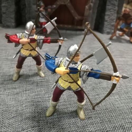 Medieval soldier 3.75 English archer 1 / 18 ancient soldier 2pcs/set