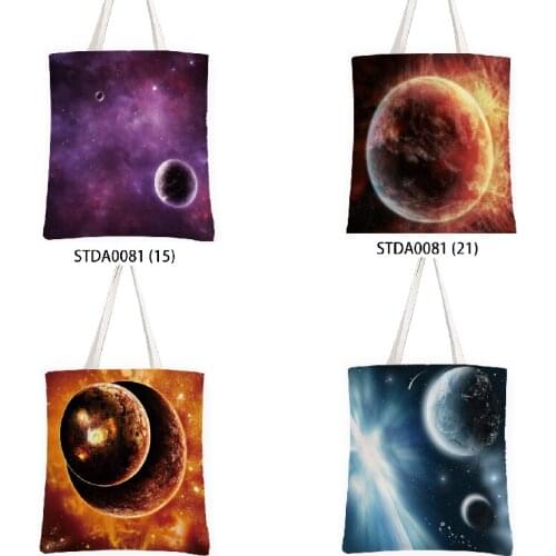 Planet universe Womens beach bag closet organizer lunch bag Bag in the maternity hospital Handbag closet organizer travel home