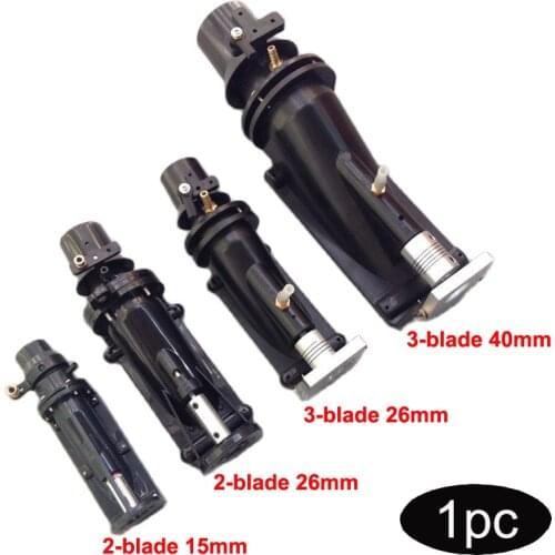 1pc 15mm 26mm 40mm Water Jet Thruster Pump w 2/3 Blades Propeller Coupling High Speed Spray Jet Pump for RC Boat Model DIY Parts