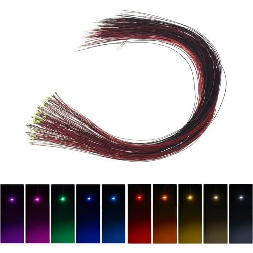 100x Miniature Lamp Lawn Light Lights Miniature Layout Dollhouse Decoration