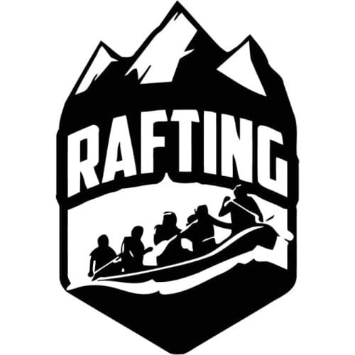 11.4CM*16.6CM Rafting Extreme Sports Hobbies Decor Car Accessories Stickers Vinyl Decals