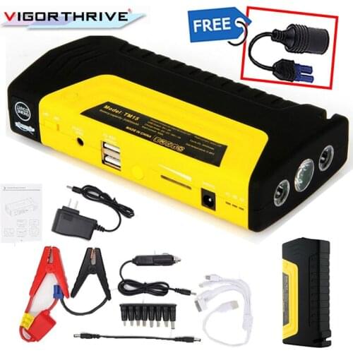 12V Mini Emergency Car Jump Starter Power Bank Portable Starting Device Petrol Diesel Car Charger For Car Battery Booster 600A