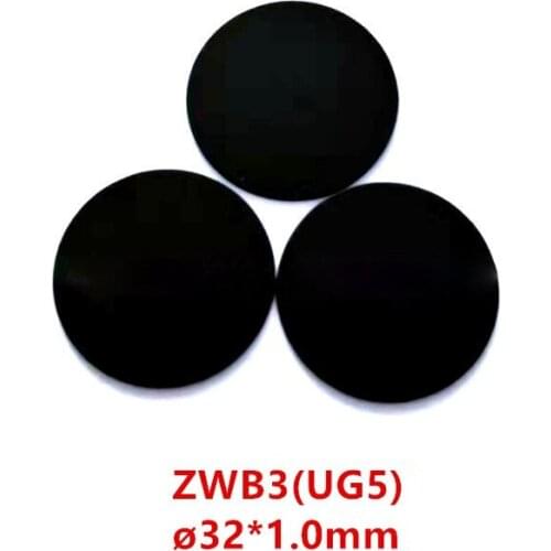32 * 1.0mm UV Filter Lens Pieces Zwb3 253.7nm Ug5 Visible Light Absorption Optical Instrument for Photography