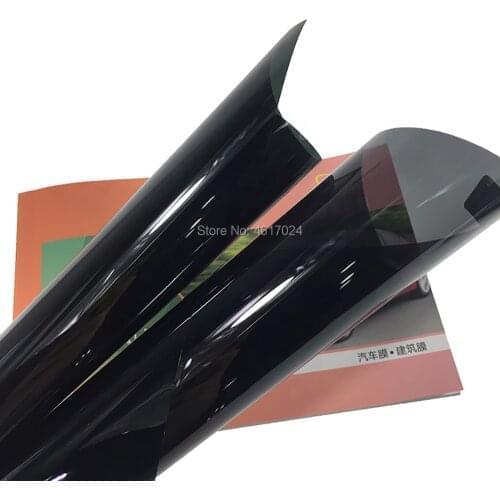 50cmX200cm super anti-scratch heat insulation VLT5% Charcoal color 2Ply Dyed Solar Window Film