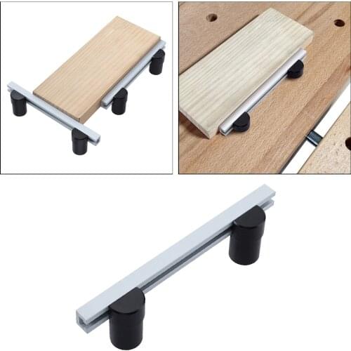 DIY Planing Stop Board Auxiliary Fixed Clamp Workbench Accs Fathers Gifts