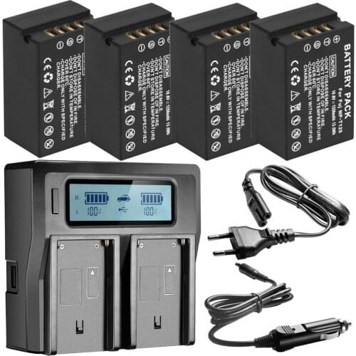 For Fujifilm NP-T125 NP T125 Battery BC-T125 Battery Charger For Fujifilm GFX 50S GFX50S GFX 50R GFX50R GFX 100 VG-GFX1 Grip