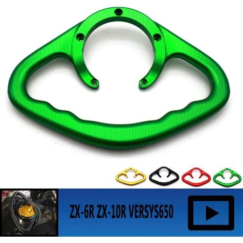 For Kawasaki Ninja ZX6R 636 Ninja636 ZX-10R Motorcycle Passenger Handgrips Hand Grip Tank Grab Bar Handles Armrest