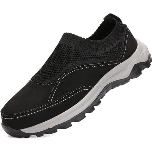 Men Light Running Shoes Outdoor Jogging Shoes Breathable Men Sneakers Slip on Loafers Shoes Casual Large Size 48 Shoes 2021 New