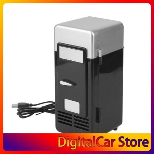 3 Color ABS 194*90*90mm Energy Saving and Eco-Friendly 5V 10W USB Car Portable Mini Drink Cooler Car Boat Travel Cosmetic Fridge