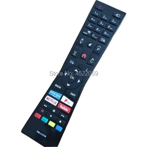 New RM-C3338 For JVC 4K TV Remote Control LT-32C695 LT-43C870 LT-49C898 RMC3338 LT-24C685 LT-40C790 LT-43C790