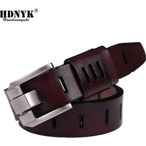 HAN DI NUO YA KE Leather Belts For Men