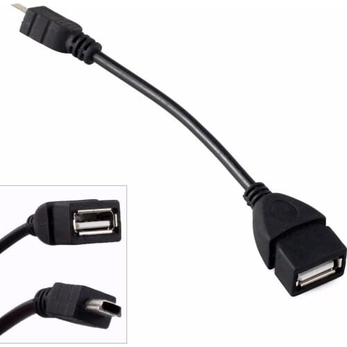 HWEXPRESS Hot New USB 2.0 A Female to 5 PIN Mini-B Male USB 10.5CM Adapter Cable