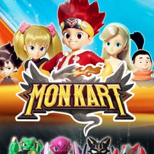 Monkart Transformation Robot Toy Moncha Pixie Vasper Dante Car MEECARDS Bitroid Zero Draka Rarrken Leo Megaroid for Kids Gift
