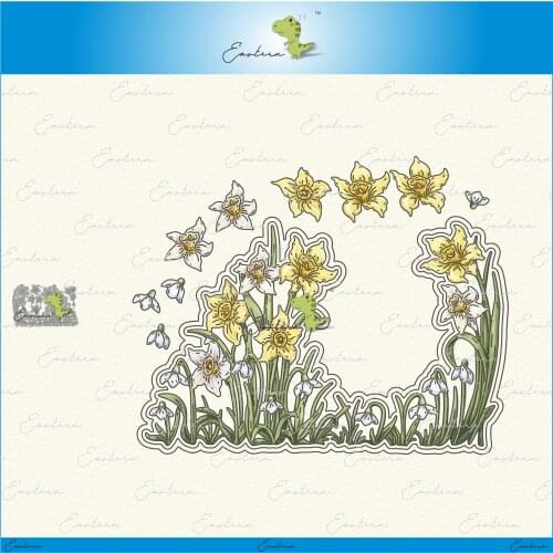 Daffodil Daydream metal cutting dies 2021 new diy die molds Scrapbooking Paper Making die cuts crafts large die