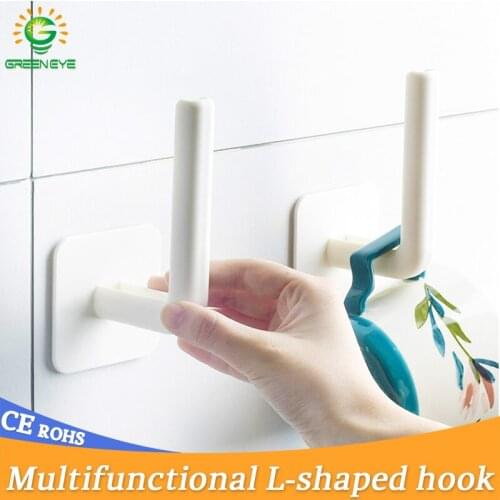 Multifunctional Hooks Sticky Hook Self Adhesive Storage Hanging Household Practical Wall Door Storage Holder Strong Hanger Rack