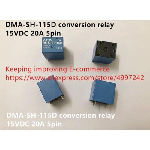 Original new 100% DMA-SH-115D conversion relay 15VDC 20A 5pin