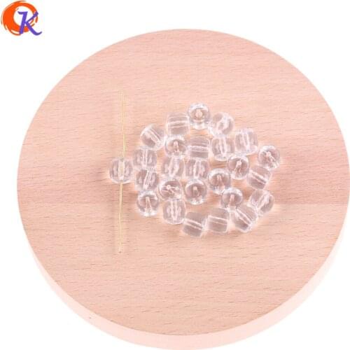 Cordial Design 10x11mm 300Pcs/Lot ( Design As Shown ) Jewlry Findings Clear Acrylic Faceted Cylindrical Beads For Jewelry Making