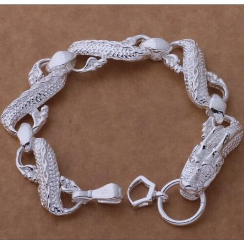 SL-AH264 Wholesale Silver Color Gift Women Lady Nice High Quality Fashion Jewelry Dragon Style /blsakcza Akrajbya