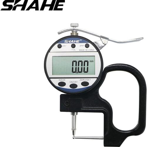 Shahe 0-10 mm 0.01 mm Digital Tube Thickness Gauge digital thickness gauge