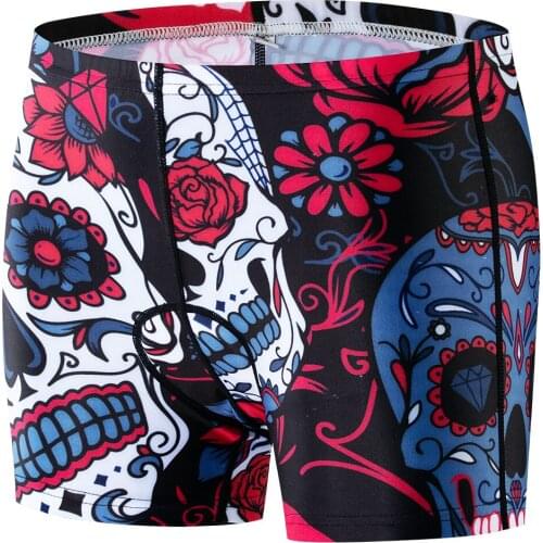 Bike Short Pants MTB Shorts Women Cycling Shorts Skull Bicycle Cycling Comfortable Underwear compression tights Gel 3D Padded