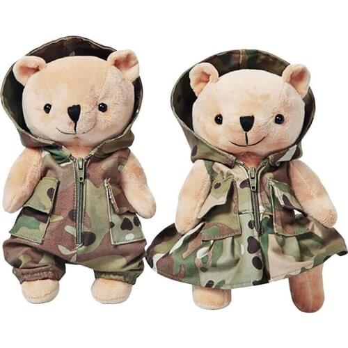 Army Fans Bag Vest Clothes Hanging Accessory Tactical Bear Hunting Training Tactics Accessories Portable Detachable Camo Bear