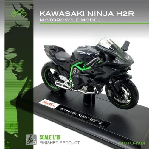 1/18 Kawasaki Ninja (kawasaki Ninja) H2r Motorcycle Model Moto-1901
