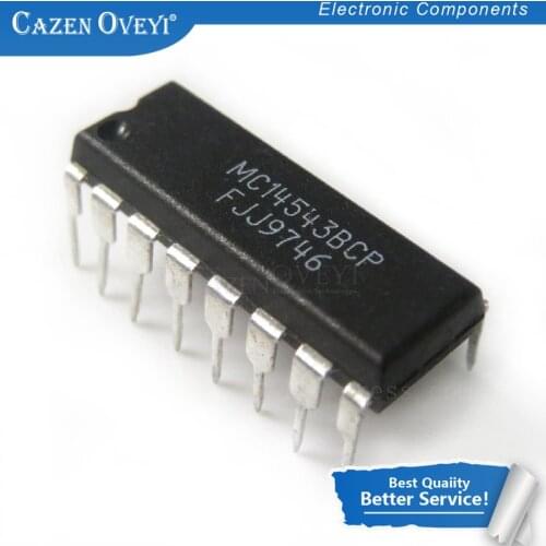 10pcs/lot MC14543BCP MC14543 DIP-14 In Stock