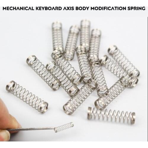110pcs/lot Stainless Steel Custom Cherry MX Switch Springs For Mechanical Keyboard MX Switches Keycaps Replacement