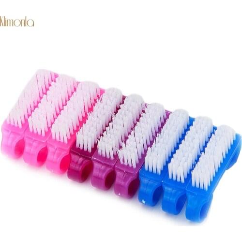 50pcs Professional Nail Art Cleaning Tools For UV Gel Brush Soft Remover Dust Nail Brushes With Handle Gel Accessories