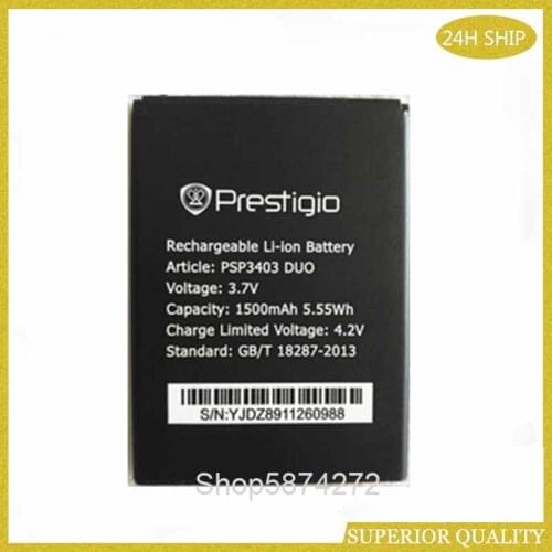 Battery For Prestigio PSP3403 PSP3403 WIZE L3 1450mah 1 Pcs Battery