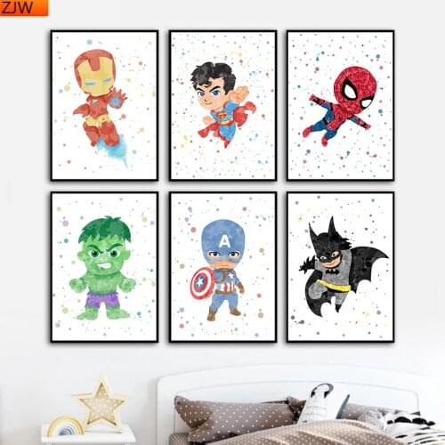 Captain America Spider-Man Full Diamond Embroidery Diamond Painting DIY Diamond Mosaic Cross Stitch Kits for Home Decoration